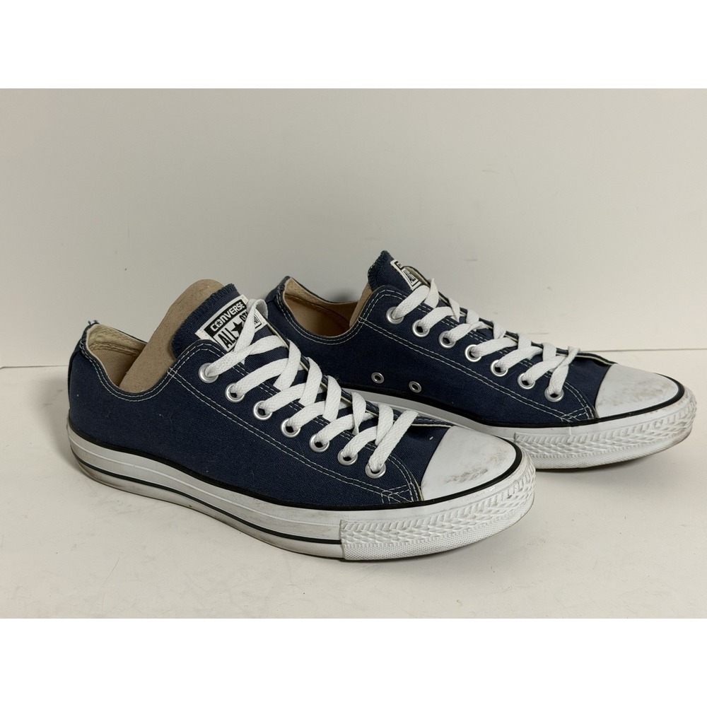 Converse Chuck Taylor All Star Low sneakers, Navy, Men's 9/Womens 11 - Picture 2 of 7